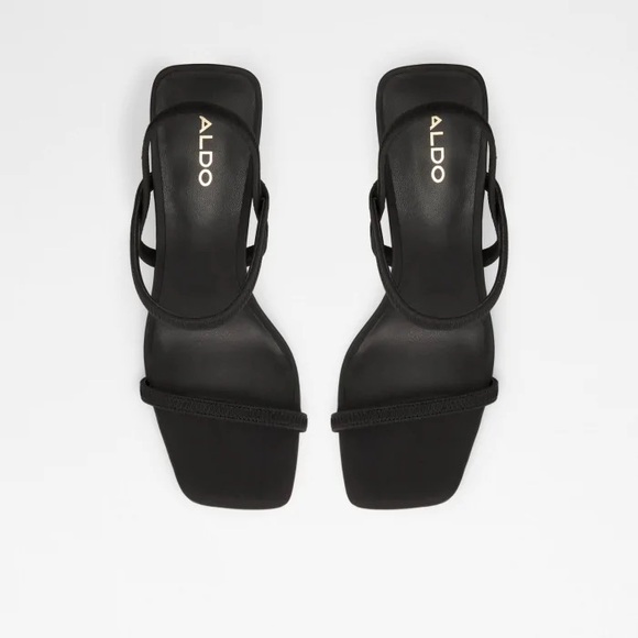Brand New in Box Aldo Okurr Black Strappy Heeled Sandals - Picture 2 of 4